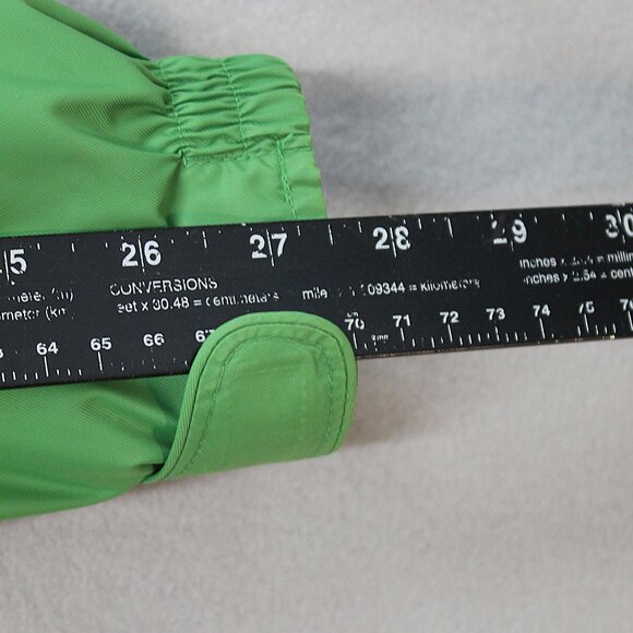 COLUMBIA Womens Jacket Large Omni Tech Green White Hooded Snowboard Coat - Picture 7 of 9